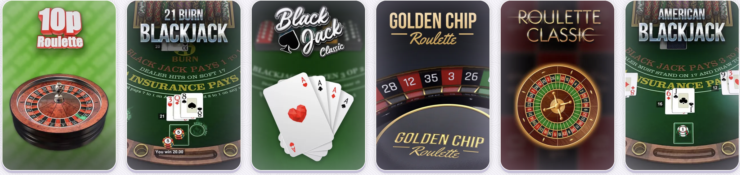 Table Games at RoboCat Casino